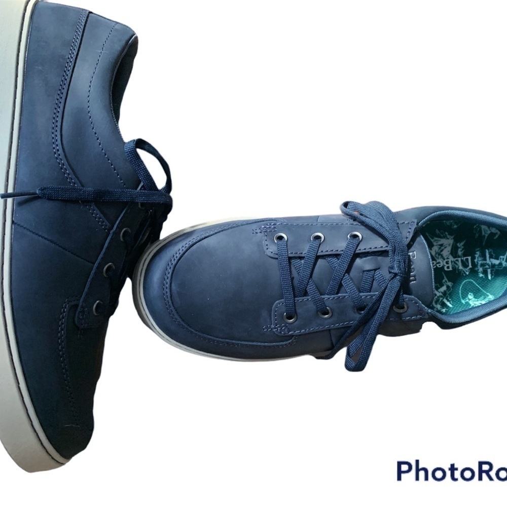 𝅺ll Bean Carbon Navy Mountainside Oxford New In Box Size 11.5 M(D) - Picture 4 of 10
